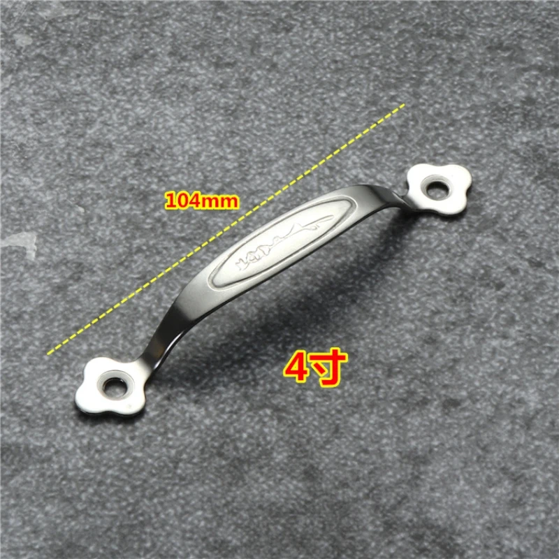 4PCS Stainless steel handle open cabinet door cabinet drawer handle window wooden door old thickened small handle accessories