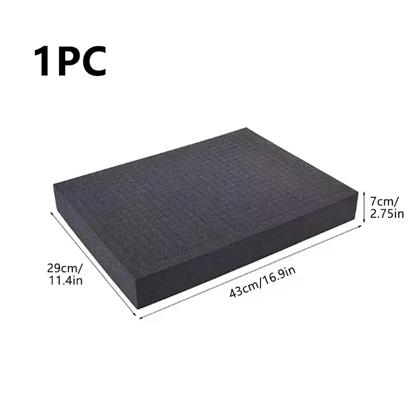 High Density Pre-Cutting Foam Insert for L-Box - Create Customized Storage Solution with Pick Pluck FoamIntroducing our high