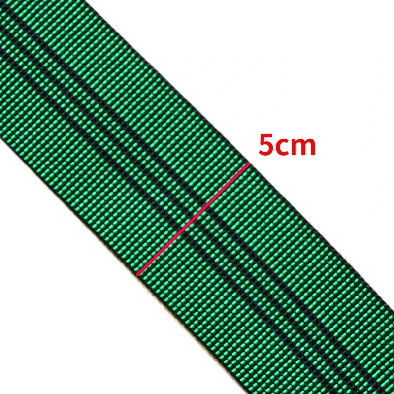 10m 5cm/7cm Twill Elastic Waist Upholstery Webbing  Elasbelt Elastic Furniture Webbing with 25PCS Fixed Nails