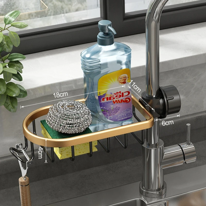 Aluminum Basket Shelf Single Layer Bathroom Storage For Shampoo Soap Shower Storage Rack Holder Bathroom Organizer With Hooks