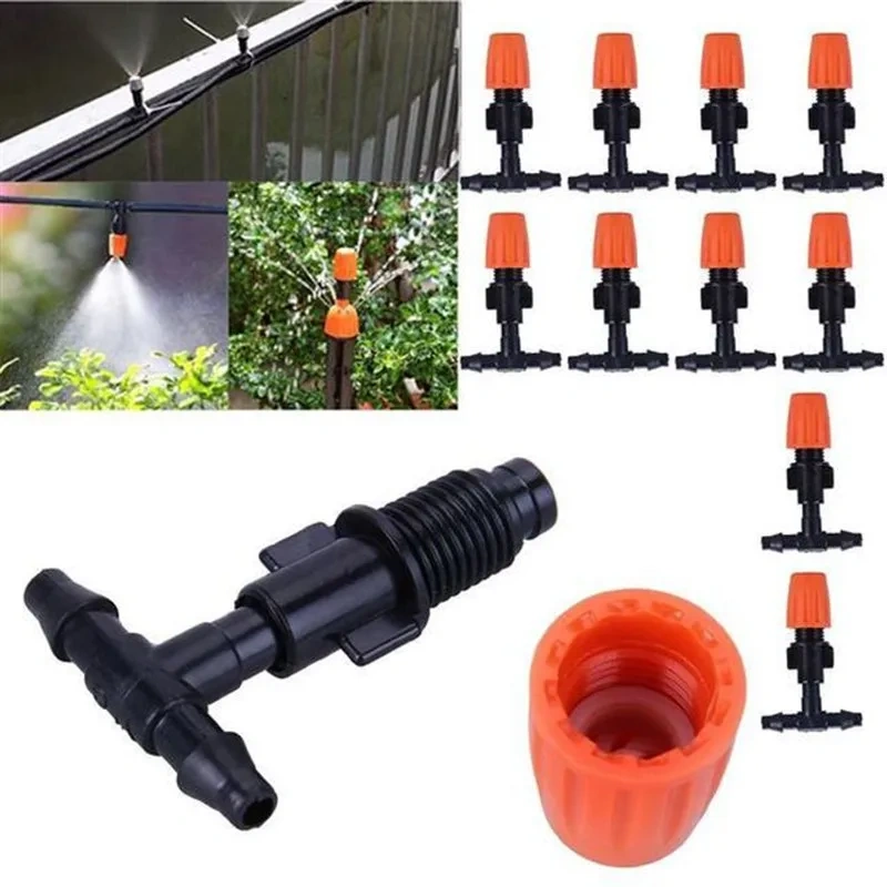 20Pcs Auto Timer Micro Drip Irrigation System Plant Self Watering Adjustable Atomizing Sprinkler Nozzles  Garden Tool Mayitr