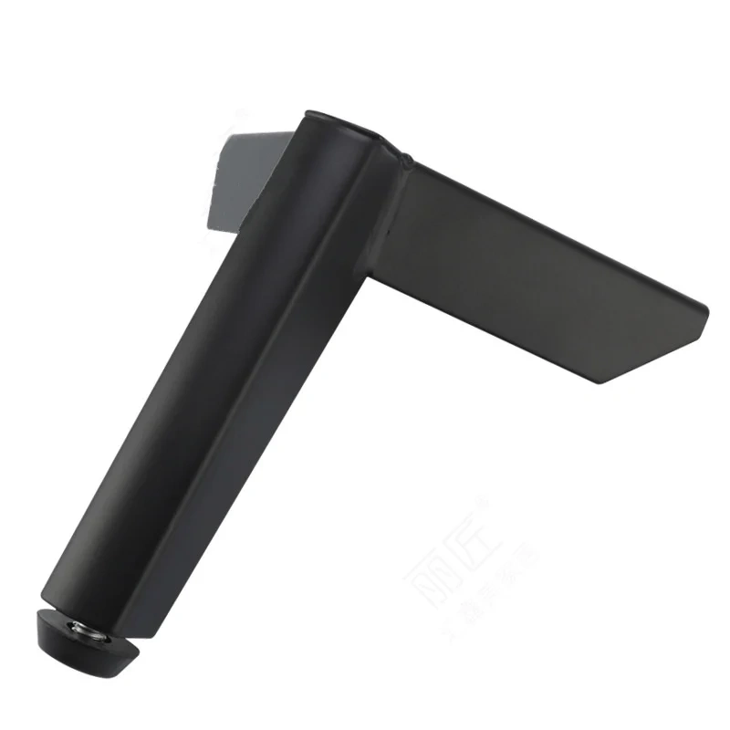 4pcs Adjustable Height Metal Furniture Legs Coffe Table Legs Black Cabinet Feet Furniture Accessories Bed Riser