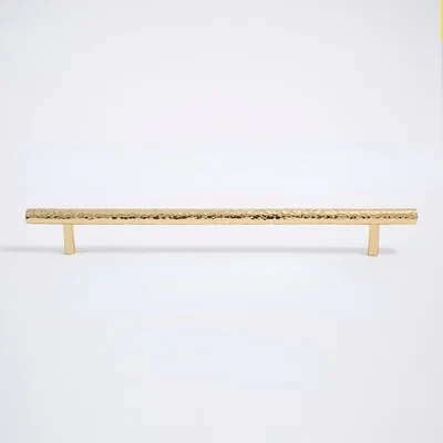 Light luxury round ball Brass Handle hammer pattern single hole pure copper small handle simple drawer wardrobe door handle