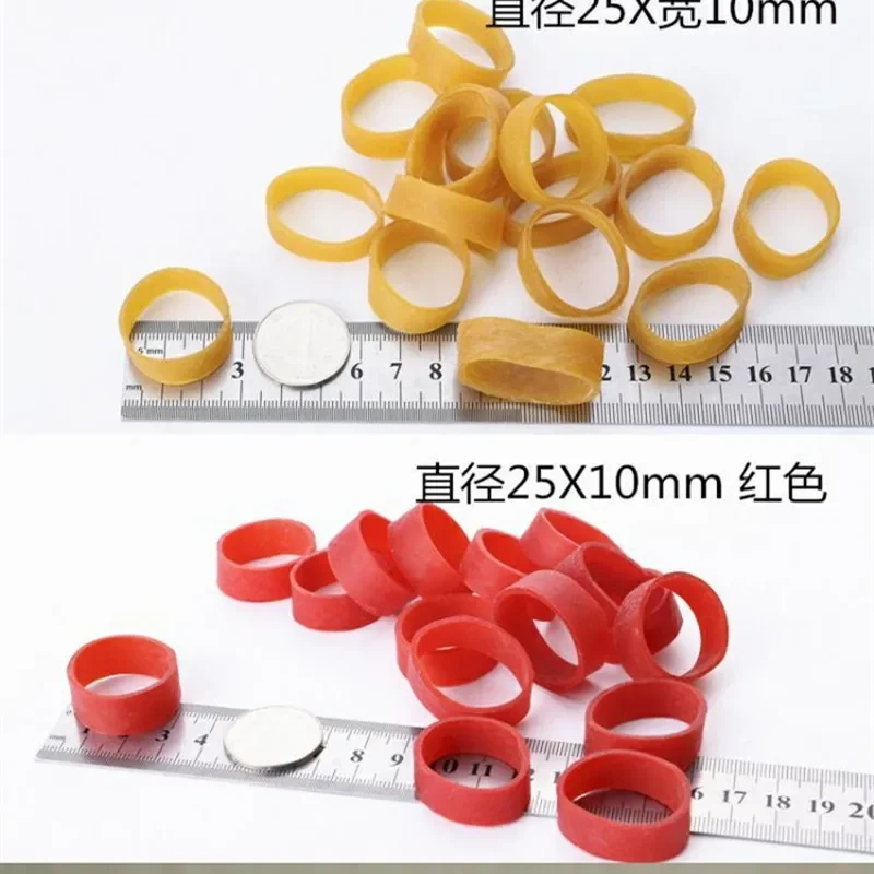 500g 80mm*10mm Elastic Hair Rubber Band Natural Rubber Ring daimeter 25mm Bovine tendons Sealing Belay use for Vegetable