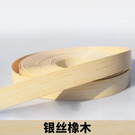 10M Self adhesive Furniture Wood Veneer Decorative Edge Banding PVC for Furniture Cabinet Office Table Wood Surface Edging