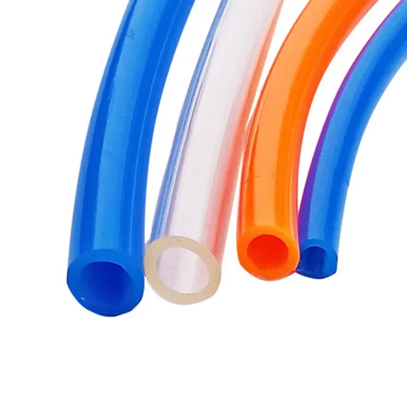Pneumatic tube  hose compressor hose with pneumatic parts PU hose 1 meter 4*2.5/ 6*4/ 8*5 air tube air pipe