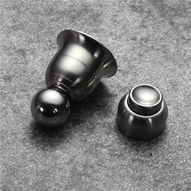 Magnetic Door Stops Mini Stainless Steel Ultra-short Door Stopper Hidden Holders Floor Hardware Fitting