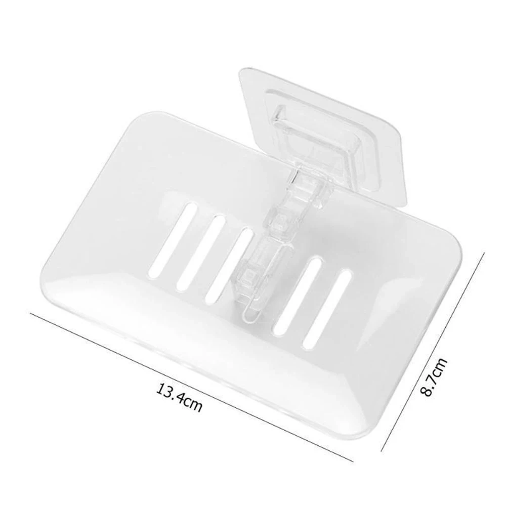 1PC Bathroom Shower Soap Box Dish Storage Plate Tray Holder Case Wall-mounted Soap Holder Housekeeping Container Organizers