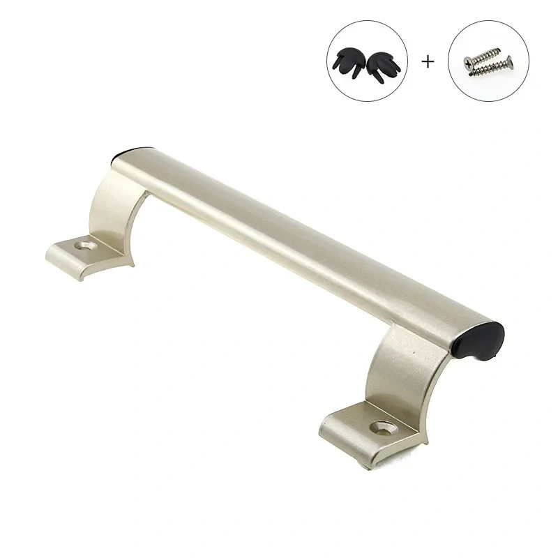 Salad hands sliding door aluminum alloy plastic door with the shake handshandle pull handle
