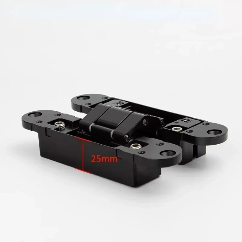 1pcs Invisible hinge 3D adjustable hidden wooden door hinge Folding door hidden cross hinge