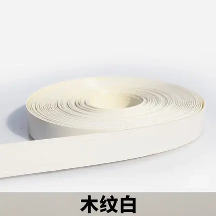 10M Self adhesive Furniture Wood Veneer Decorative Edge Banding PVC for Furniture Cabinet Office Table Wood Surface Edging