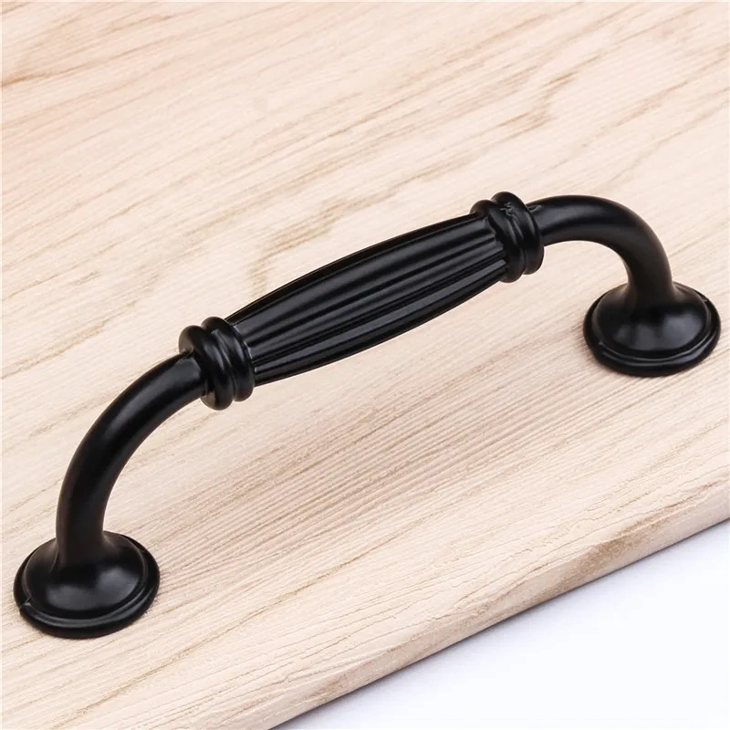 Durable Black Handles for Furniture Cabinet Knobs and Handles Kitchen Handles Drawer Knobs Cabinet Pulls Cupboard Handles Knobs