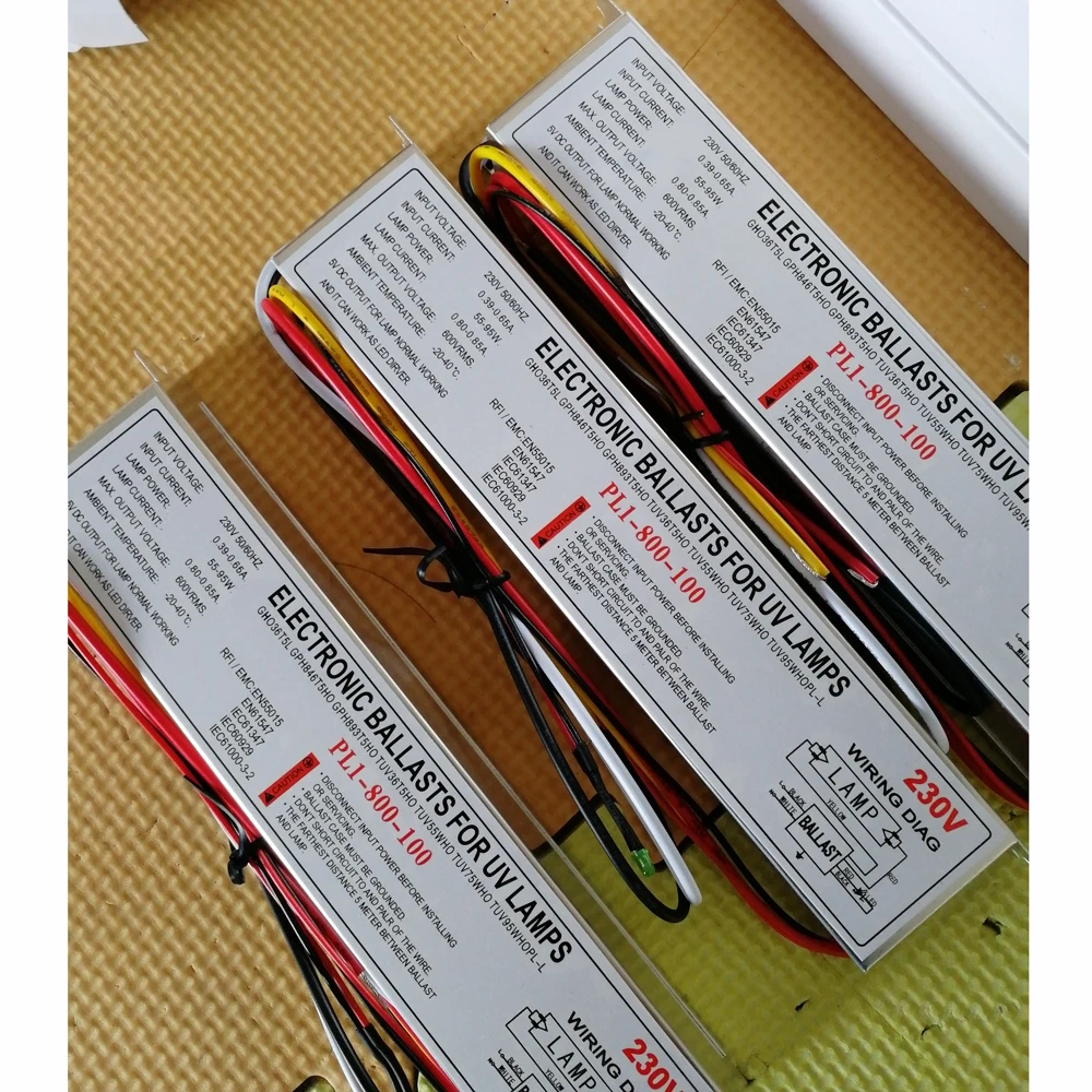 PL1-800-100 Germicidal Electronic ballast for 100W single-ended 4 pin Ballast For UV Lamp,TUV36T5HO TUV55WHO GHO36T5L GPH893T5HO