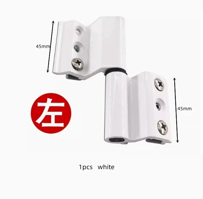 1pc Zinc alloy Door and Window Hinge Broken Bridge Heat Insulation Flat Open Window Hinge Hardware Folding Thickened Hinges