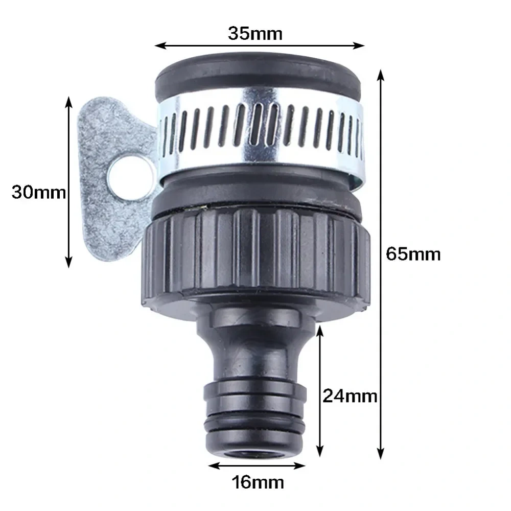 Durable Universal Water Faucet Adapter Plastic Hose Fitting  Irrigation Garden Suitable For Transfer 14-24mm Diameter Tap