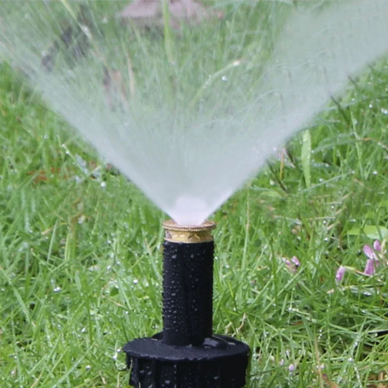 90/180/360 Degrees Rotate Pure Copper Buried Spray Automatic Pop-Up Telescopic Lawn Nozzle Gardening Irrigation Tools