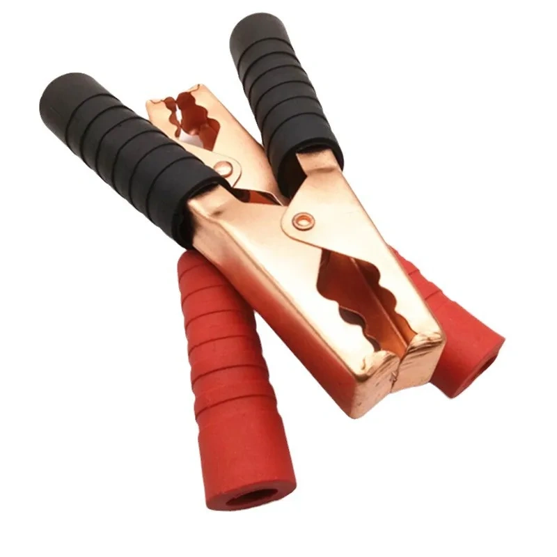 200A 14cm Red Black Alligator Crocodile Clip Car Battery Clamps Large Alligator Clips Connector Plug Power Car Accumulator Clip