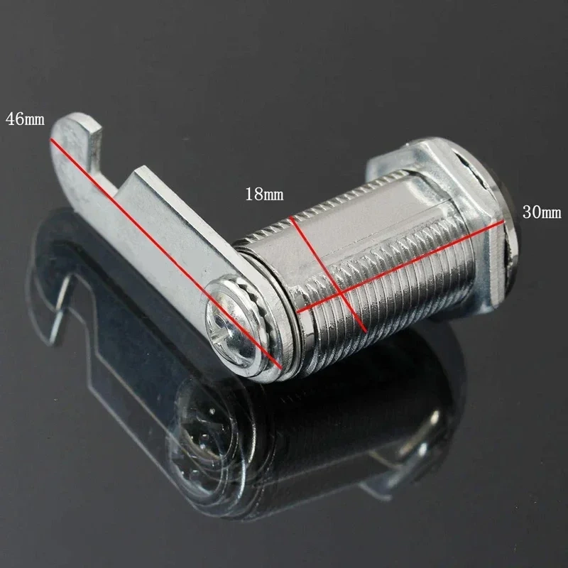 1pcs 16/20/25/30mm Cam Lock Door Cabinet Mailbox Drawer Cupboard Locker + 2 Keys DIY Cabinet Tools