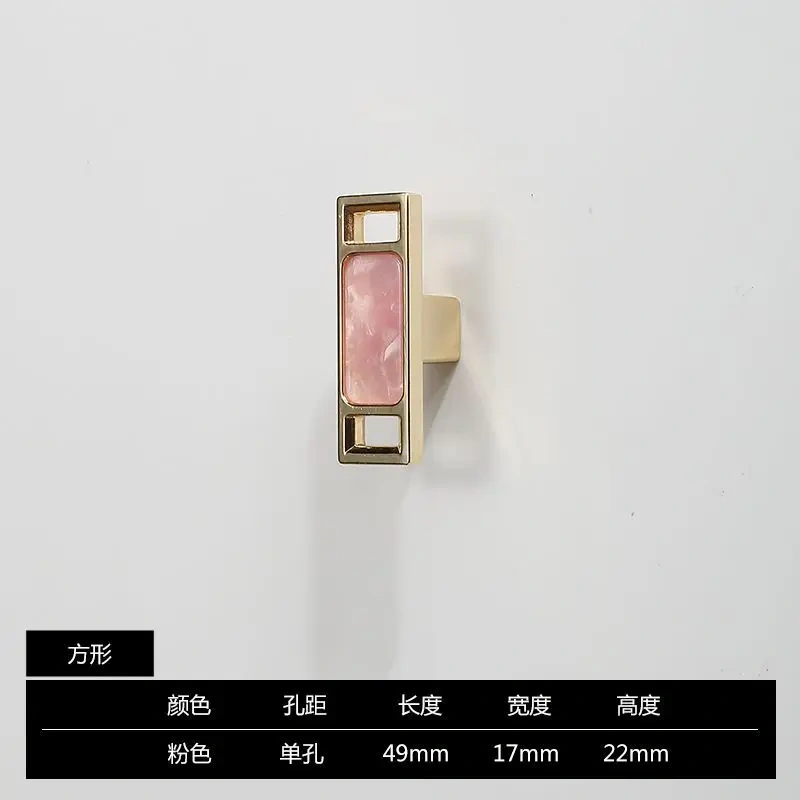 Blue Nordic Marble Shell Cabinet Handle Knobs Drawer And Wardrobe Pulls Furniture Hardware 96Mm 128Mm