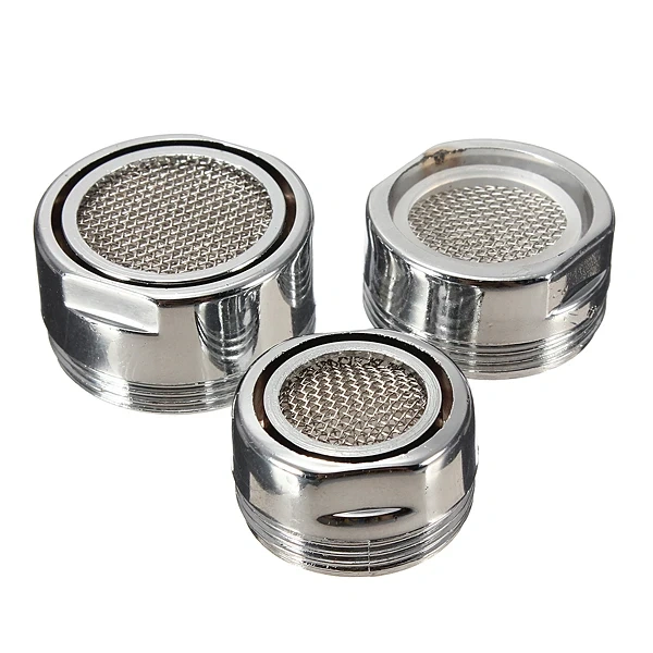 19/21/23mm Water Saving Faucet Aerator Chrome Faucet Filter Housing With The filter Gasket Spout Bubbler Tap Filter Crane Nozzle