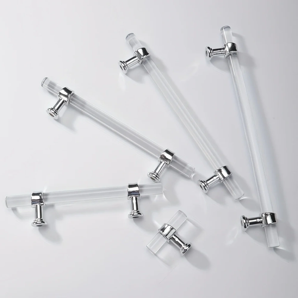 1pc Of Modern Minimalist Acrylic Handles - Perfect For Wardrobe Doors, Drawers, Cabinets & Shoe Cabinets!
