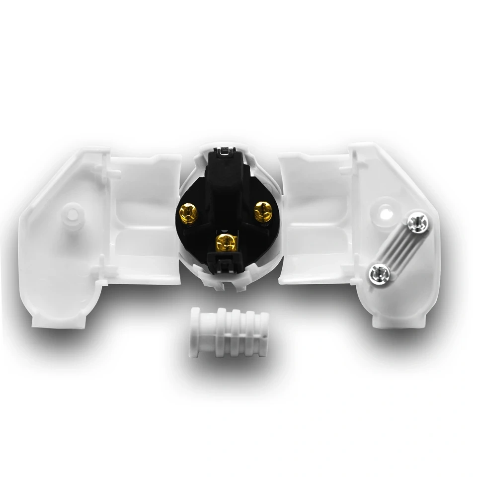 Eu AC Power Schuko Adapter Rewireable Europe Electrica Plug Male Sockets Outlets Adaptor Adapter Extension Cord Detachable Plug