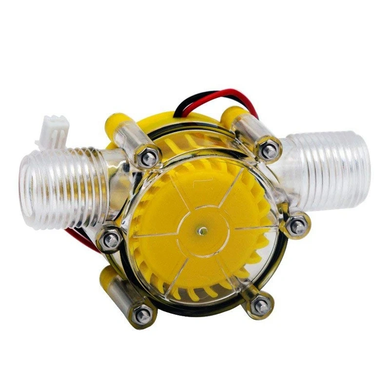 DC 5V/12V/80V 10W Water Flow Pump Mini Hydro Generator Turbine Flow Hydraulic Conversion for energy conversion Energy Generators