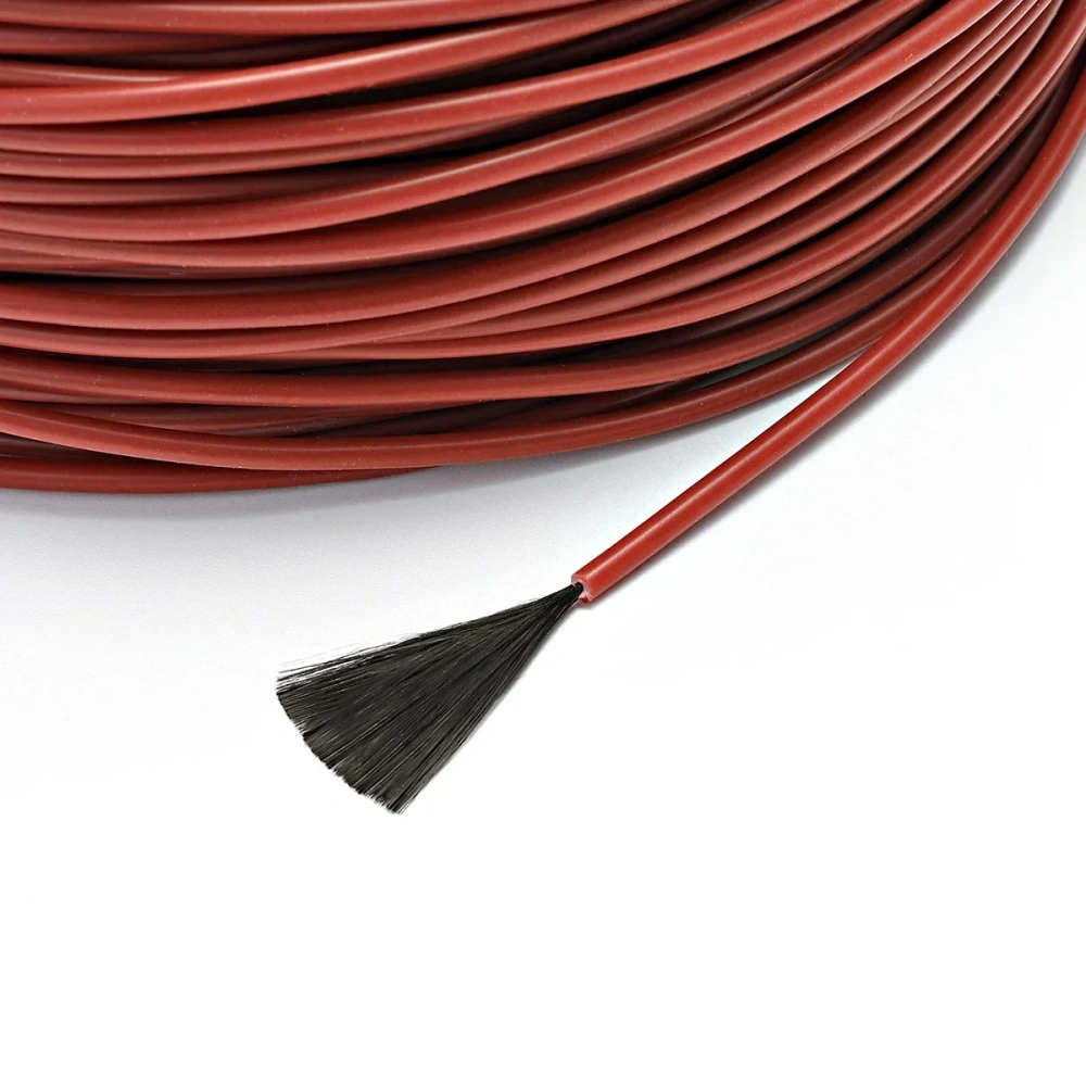 50Meters 12K Floor Warm Heating Cable 33ohm/m Carbon Fiber Heating Wires heating wire coil