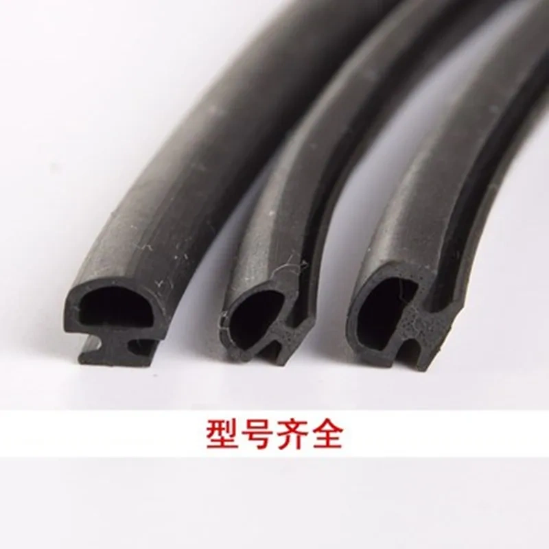 Aluminium Door Window EPDM Rubber Sealing Strip Sliding Screen Sash Seals Gasket 5mm x 7mm x 8mm 6mm x 8mm x 8mm 10m Black