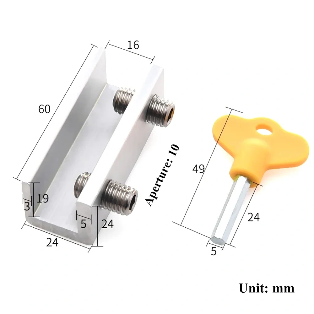 1pcs Adjustable Sliding Window Locks Stop Aluminum Alloy Door Frame Security Lock with Keys Home Office Safety window Lock