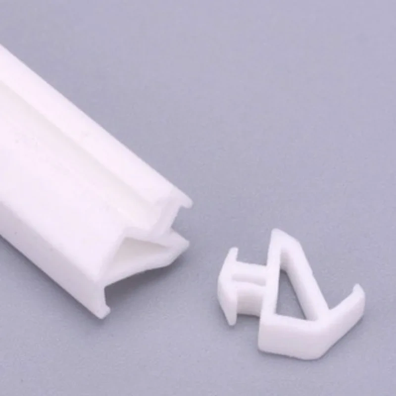 Tubular Gasket Weatherstrip Aluminium Door Window Slot Seal Strip Triangle Silicone Rubber 5 x 12m 10m Black White Brown