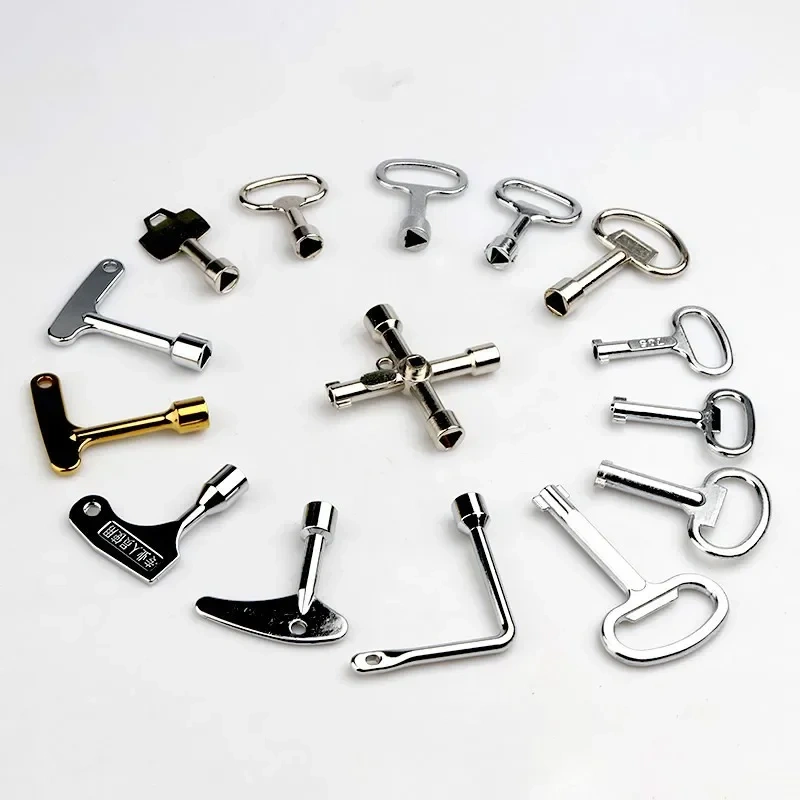 Multi-function Triangle key Fit For Triangle Lock Square Airfoil  Applied To Train High-Speed Rail Elevator And Cabinet Door