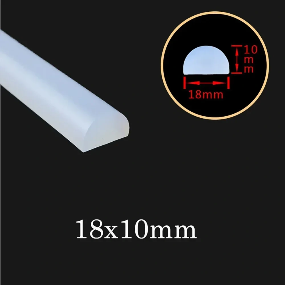 High Temperature Oven Dryer Sealing Strip Silicon Solid Cord Self Adhesive Bar Kitchen Countertop Bathroom Dry Wet Separation