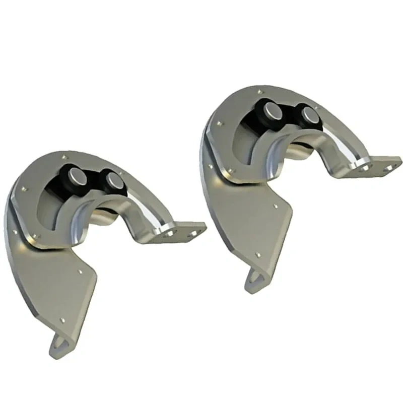 2pcs Hidden Sliding Hinges 90 Degree Limit Hinge R6 Carbon Steel Industrial Equipment Cabinet Door Hinge