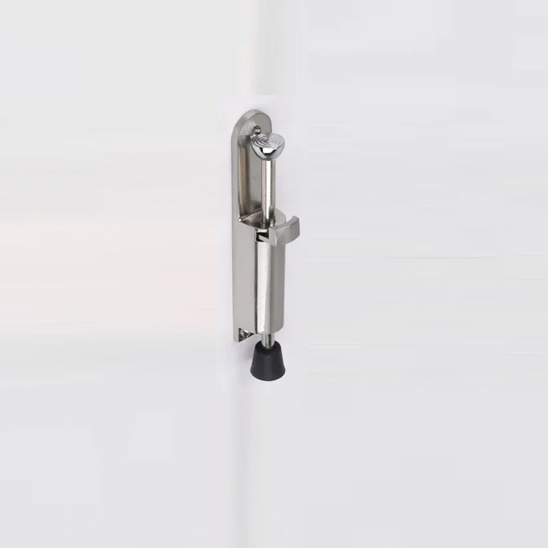 Zinc Alloy Foot door suction Foot  windproof door stop telescopic resistance spring positioner door holder