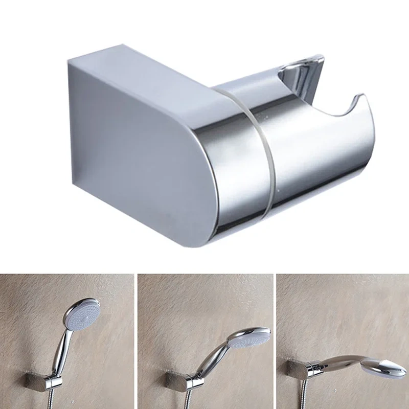 1Pcs Adjustable ABS Chrome Handheld Shower Holder Bracket Rail Bracket Slider Shower Wall Mounting Brackets for Shower Head