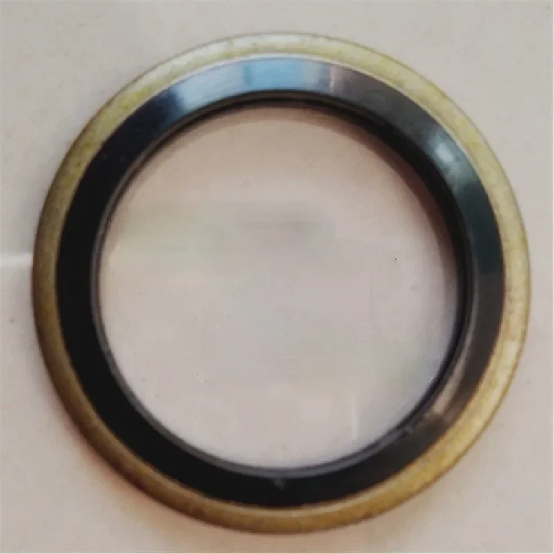 100pcs 6/8/10/12/14/16mm Bonded Washer Metal Rubber Oil Drain Plug Gasket Fit M6/M8/M10/M12/M14/M16 Combined Washer Sealing Ring