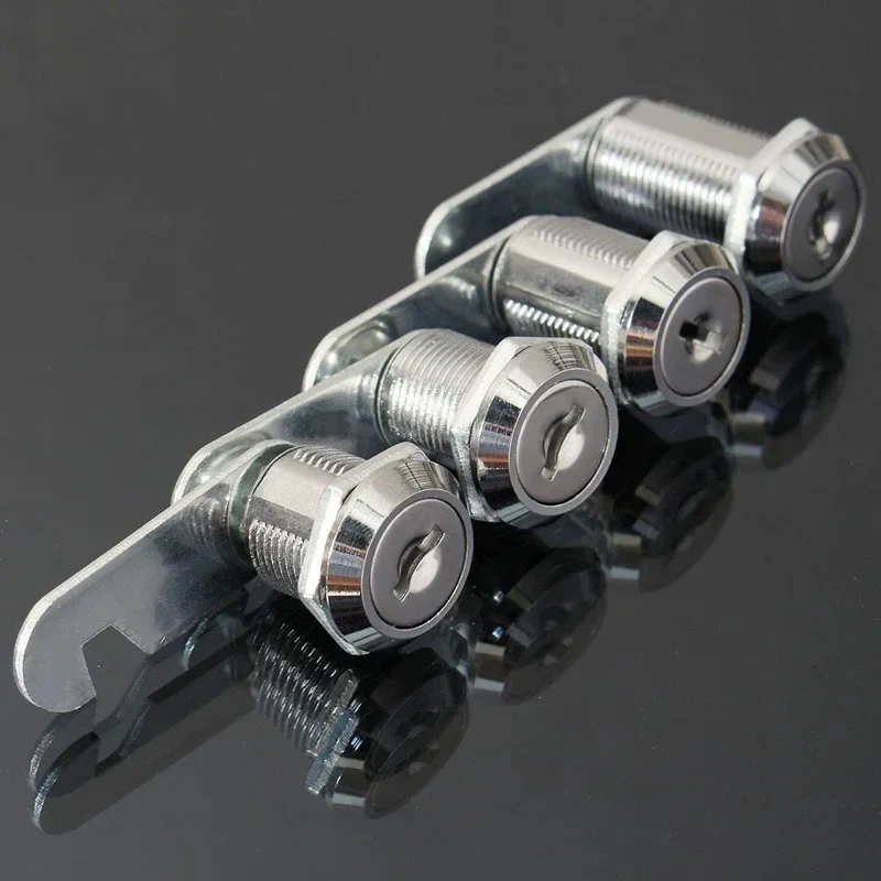 1pcs 16/20/25/30mm Cam Lock Door Cabinet Mailbox Drawer Cupboard Locker + 2 Keys DIY Cabinet Tools