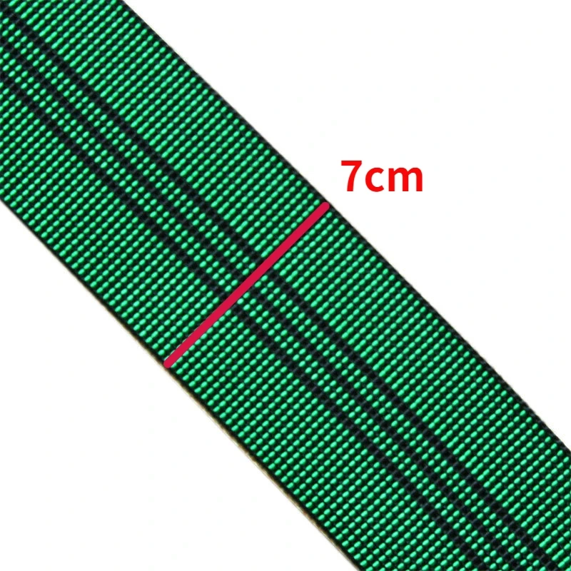 10m 5cm/7cm Twill Elastic Waist Upholstery Webbing  Elasbelt Elastic Furniture Webbing with 25PCS Fixed Nails