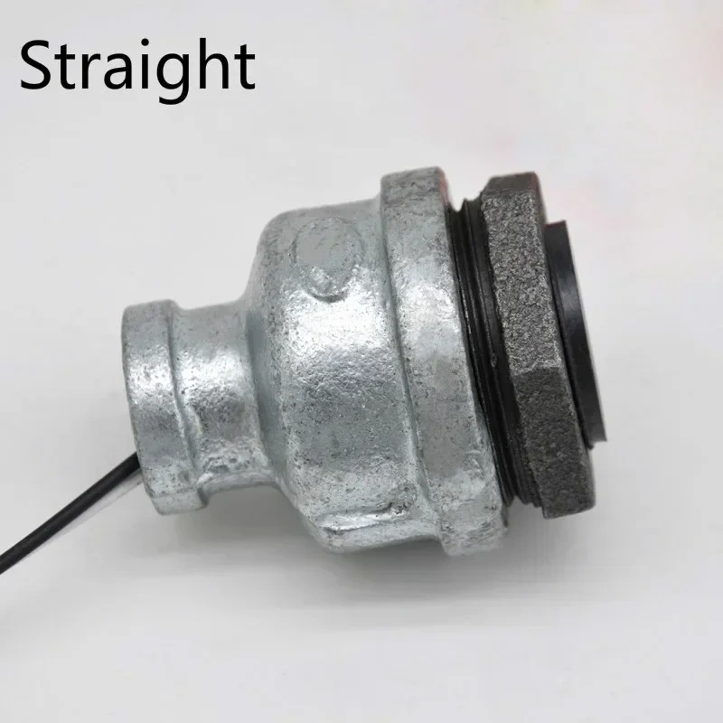Plastic Galvanized Lamp Holder Screw Light Bulb Socket DN15 DN20 DN25 Creative Retro Industrial LOFT Water Pipe  Fittings