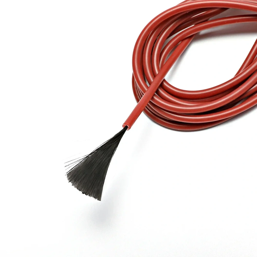 50Meters 12K Floor Warm Heating Cable 33ohm/m Carbon Fiber Heating Wires heating wire coil