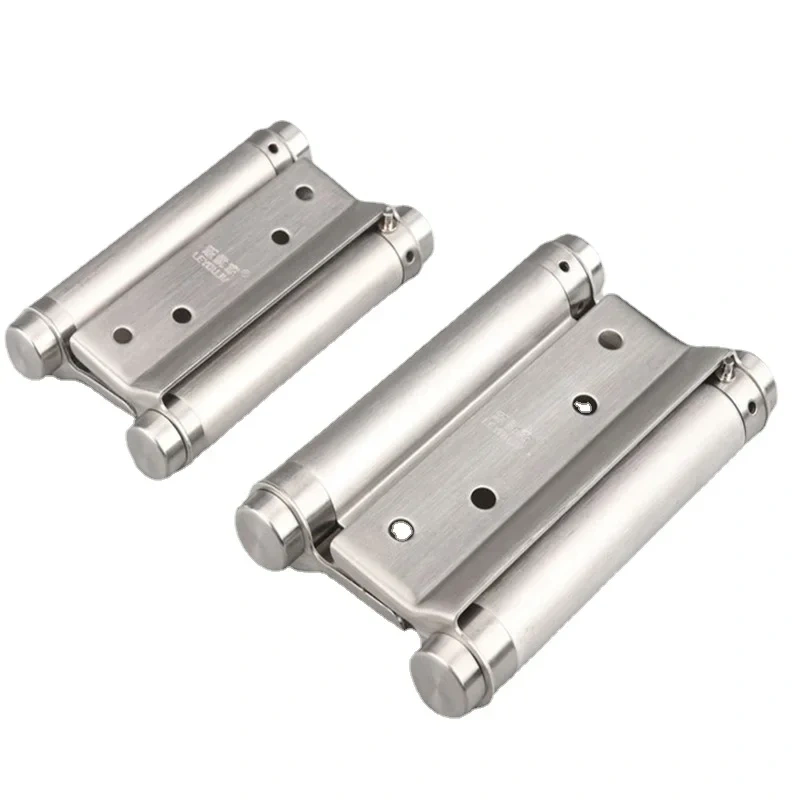 2Pcs/set 3 inch Double Door Hinge Cabinet Drawer Butt Hinge Door Swing Stainless Steel Hinges With Screws Hand Tools Hardwar