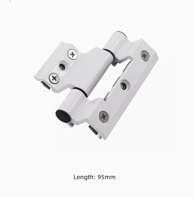 1pc Zinc alloy Door and Window Hinge Broken Bridge Heat Insulation Flat Open Window Hinge Hardware Folding Thickened Hinges