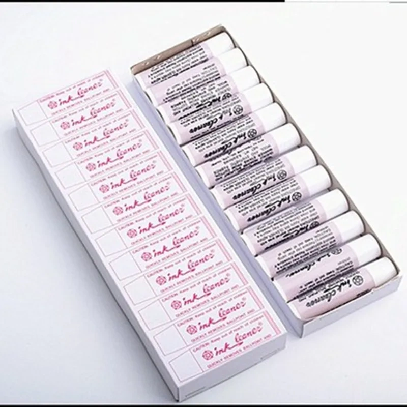 12 Piece INK OIL MUD STAIN REMOVER FOR GARMENT CLOTHES FABRIC