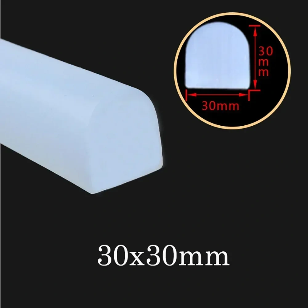High Temperature Oven Dryer Sealing Strip Silicon Solid Cord Self Adhesive Bar Kitchen Countertop Bathroom Dry Wet Separation