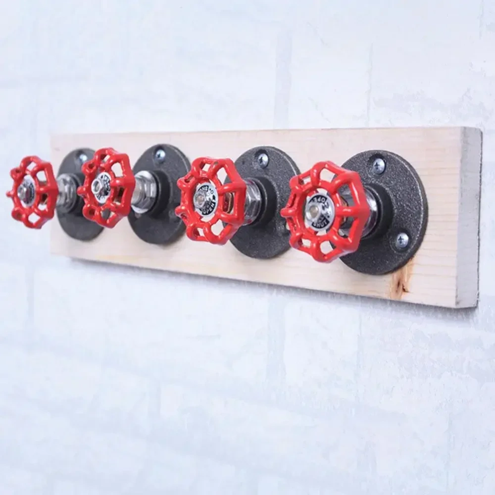 1-3Pcs Vintage Industrial Pipe Coat Hook Rack Heavy Duty Hat Robe Towel Holder Hanger Wall Mounted Towel Rack for Bathroom Home
