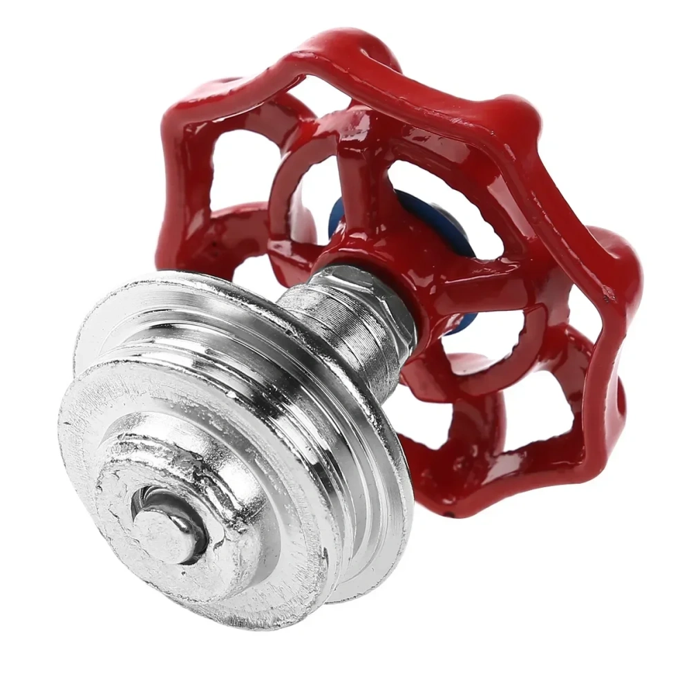 DN15/DN20/DN25 Valve Handle Closet Hat Hanging Hook Loft Valve Handle Retro Cast Iron Wheel Design For DIY Wall Rack Home Decor