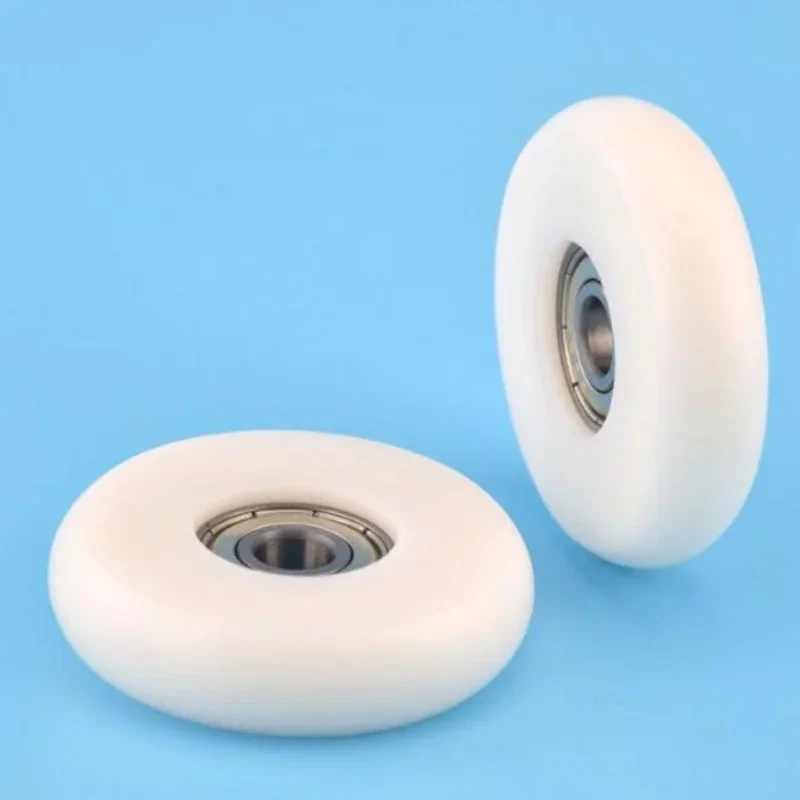 1pcs 8*50*12mm POM coated spherical cam 608zz bearing pulley roller bearing 97kg Inside 8mm  Plastic coated bearing