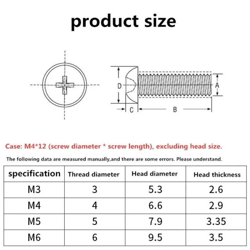 50pcs plastic screws with nut , nylon, transparent screws, PC countersunk head, flat head, cross acrylic, M3 M4 M5 M6