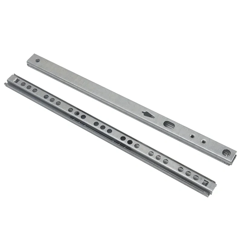 Micro Guide steel Ball 2 Sections 17 Wide Steel Ball 2 Fold Ball Slide Cabinets Drawer Steel Ball Slide